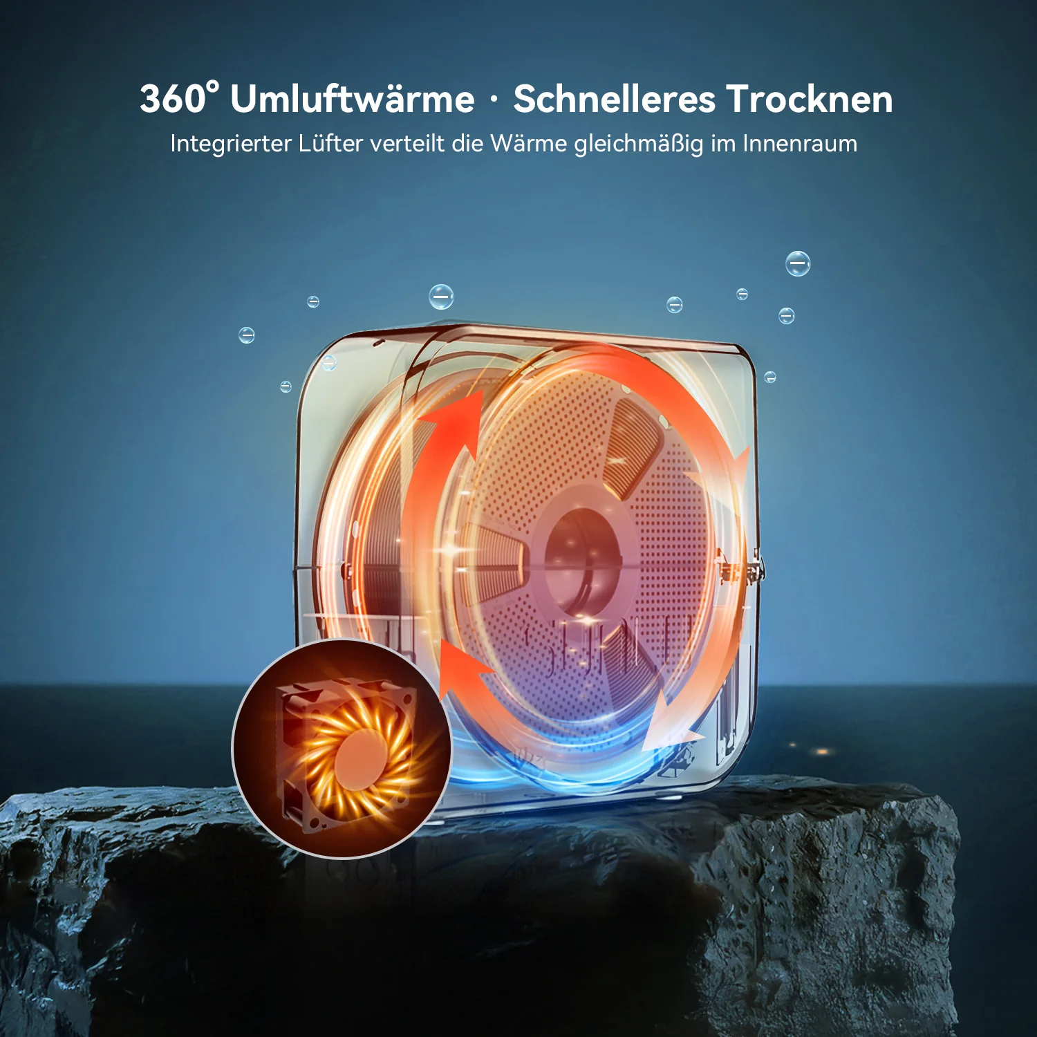[15 % Rabatt] SUNLU S1 Plus Filament trockner für feuchtes Filament beim 3D-Druck - Image 4