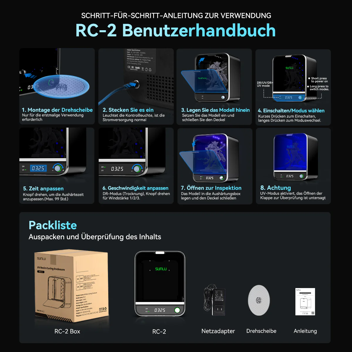 UV Harzaushärtebox RC-2 (2. Generation) - Image 8