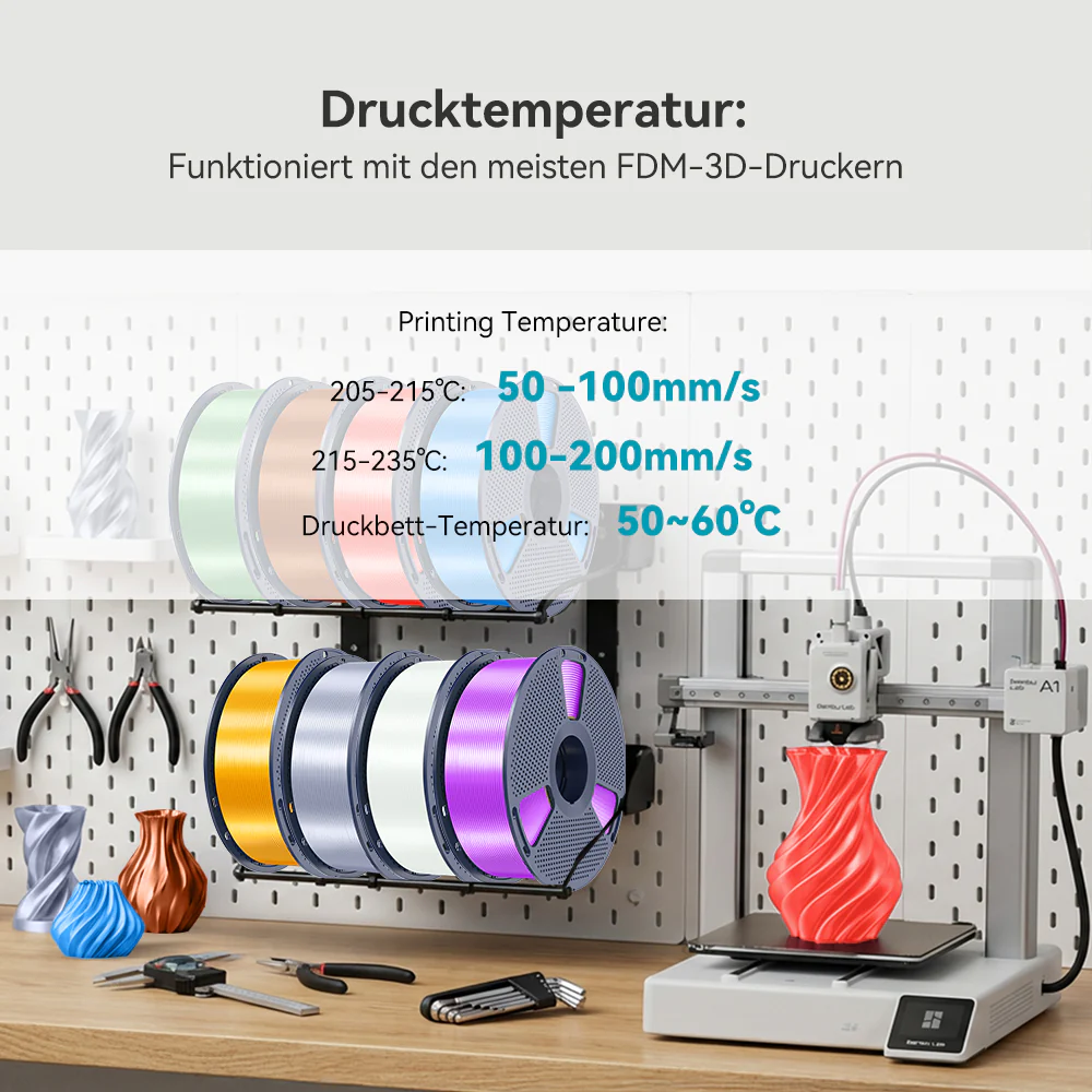 [MOQ: 3 Rollen] SILK Filament 1KG - Image 7